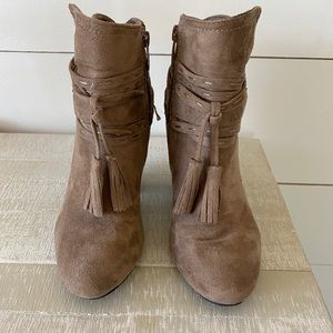 Suede Booties
